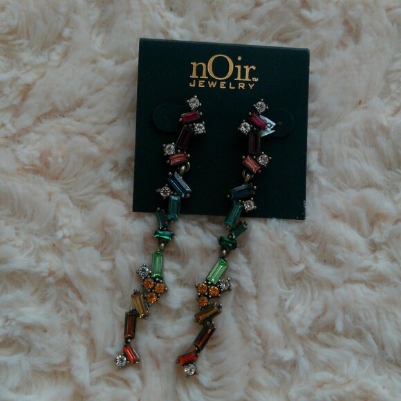 Noir Earrings With Rhinestones Mixed Lot (315) - Picture 7 of 10